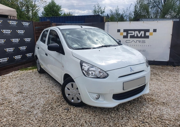 Mitsubishi Space Star cena 15900 przebieg: 99000, rok produkcji 2013 z Katowice małe 301